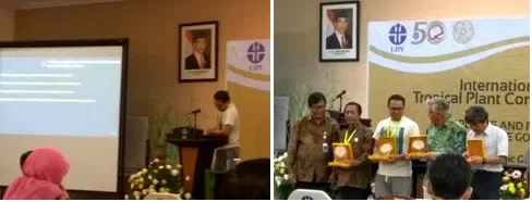 Dr. Wen Fang made an Invited Lecture about GCCC at International Conference on Tropical Plant Conservation and Utilization in Bogor Botanic Garden, Bogor, Indonesia