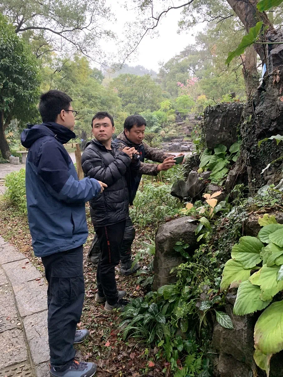 Two members of Cangshan Nature Conservation Center visit Guilin Botanical Garden and GCCC  